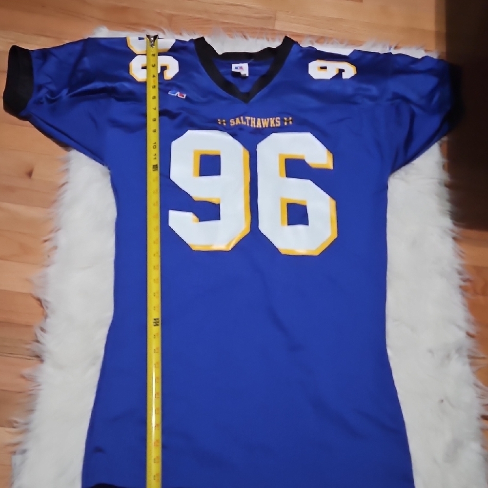 Blue SaltHawks Jersey with Yellow Accents